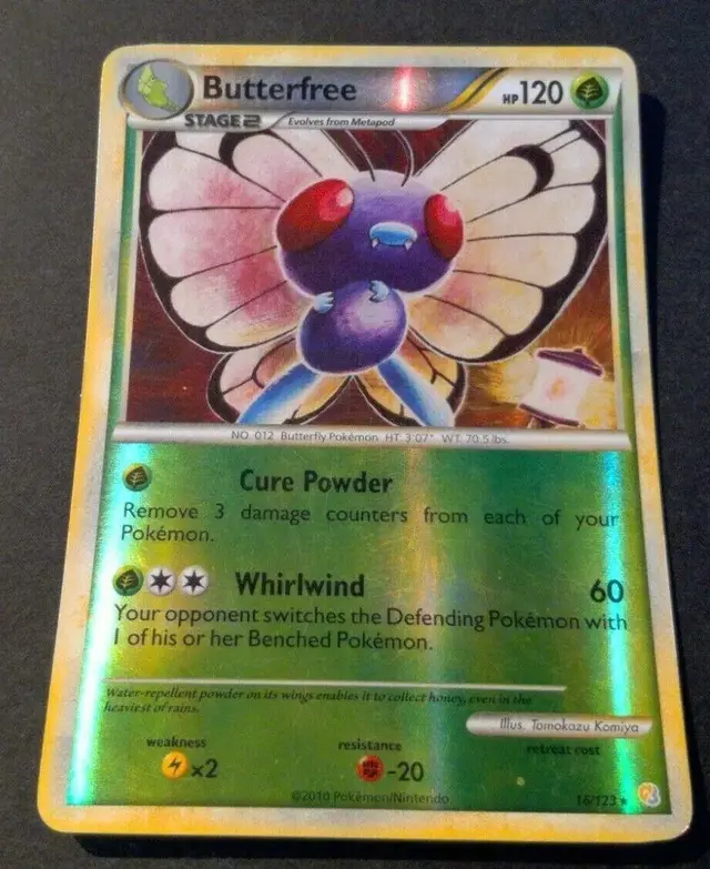 Butterfree [Reverse Holo] - Pokemon HeartGold & SoulSilver #16