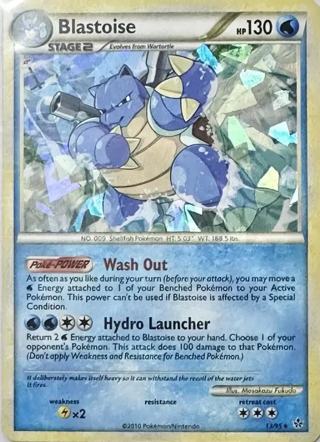 Blastoise [Cracked Ice] - Pokemon Unleashed #13
