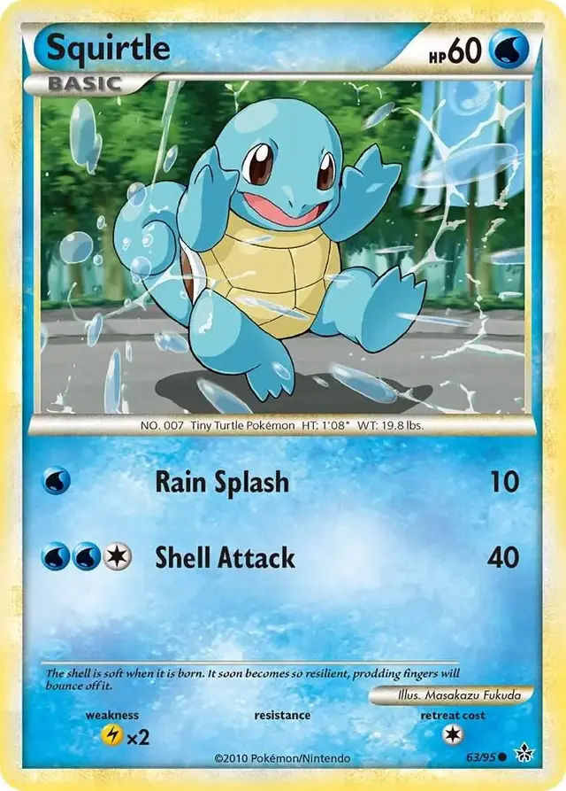Squirtle - Pokemon Unleashed #63