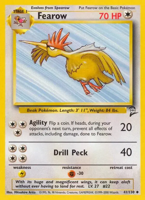 Fearow - Pokemon Base Set 2 #41