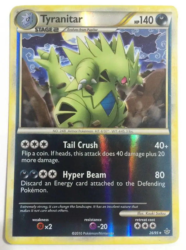 Tyranitar [Reverse Holo] - Pokemon Unleashed #26
