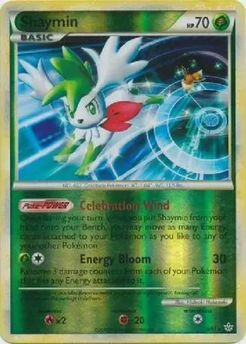 Shaymin [Reverse Holo] - Pokemon Unleashed #8