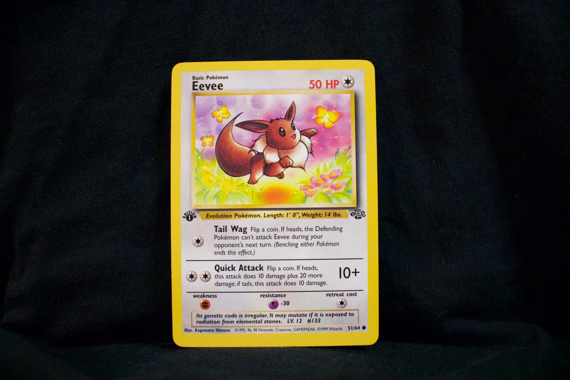 Eevee [1st Edition] - Pokemon Jungle #51 Price & Value ($16.29)