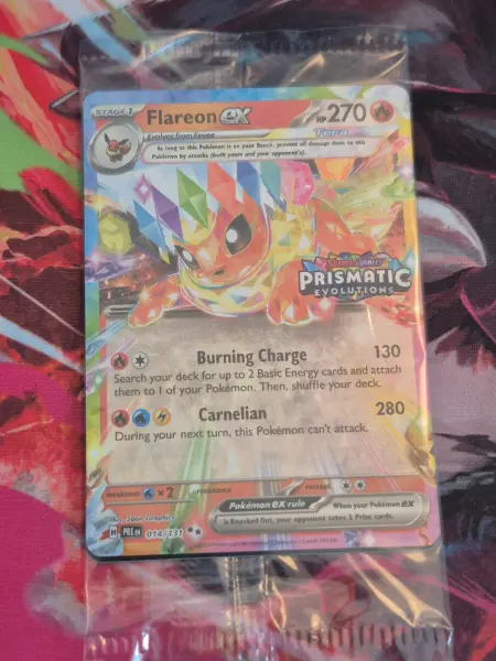 flareon ex pokemon card value V - Sword & Shield Promos Pokmon SWSH179 Captured in a crystal Flareon EX (Full Art) -