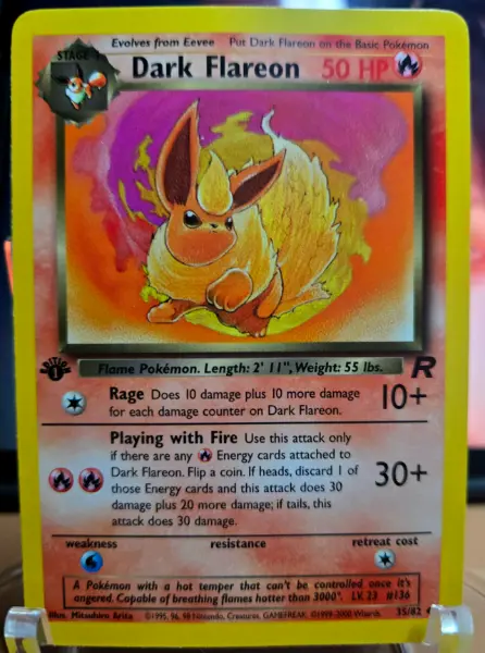 1995 flareon pokemon card value Is my fake? just asking for awnsers. : r/IsMyPokemonCardFake Neo Destiny 1st Edition Type Flareon TG1 Price 2026 |