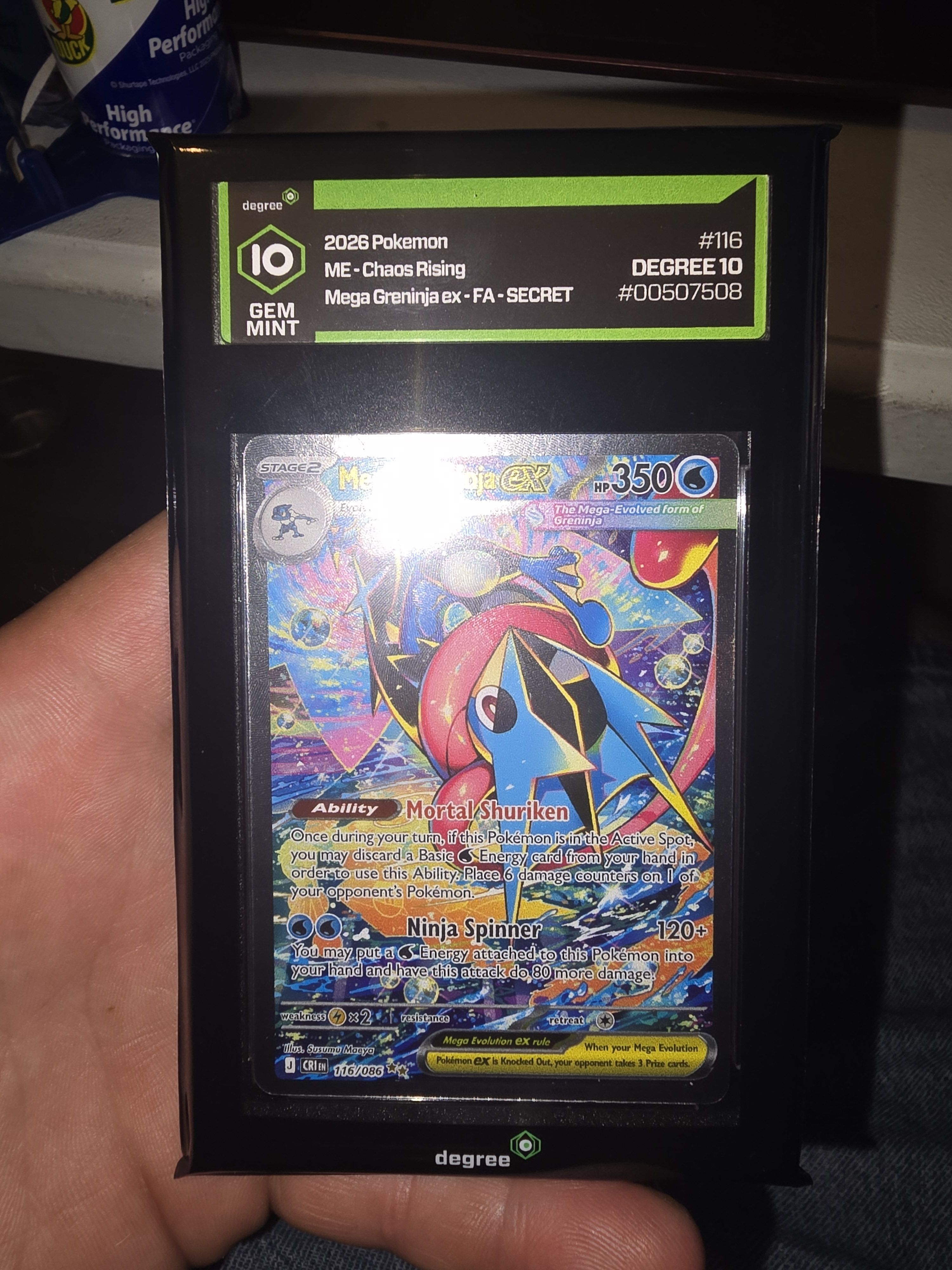 ポケモンカード Mega Greninja EX Mega Greninja ex - Chaos Rising #116 Price & Value ($142.03)