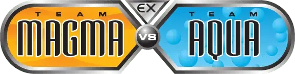 Pokemon Ex Team Magma Vs Team Aqua set logo