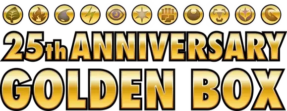 Pokemon Japanese 25th Anniversary Golden Box set logo